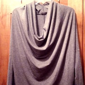 SOPRANO - Lightweight Gray Scoop Neck Sweater
